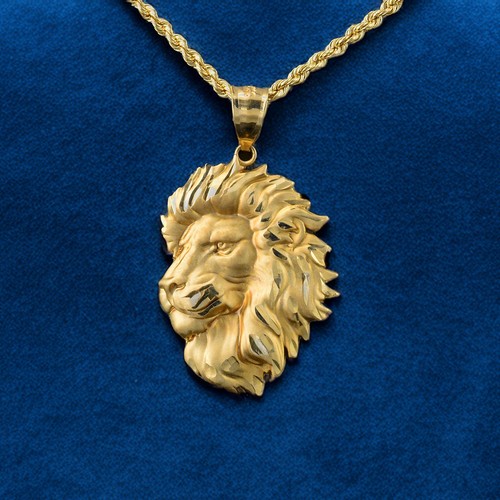 Gold lion face sparkle - lion,