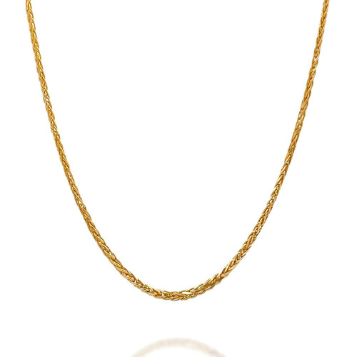 14k gold 1mm chain - 14k,