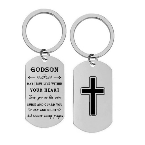 Christian godson dog - dog, tag