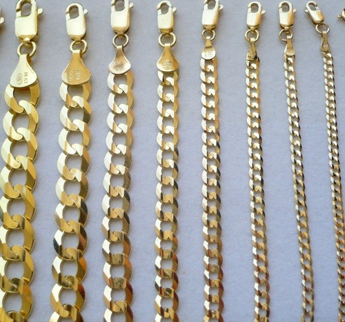 Cuban link chain - chain, 14k