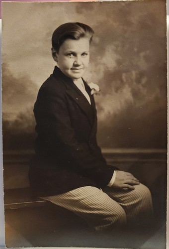 Vintage old photo pre teen - vintage,